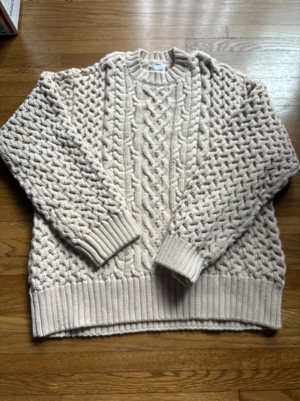 Song of Style Naara Cable Knit Crew Sweater